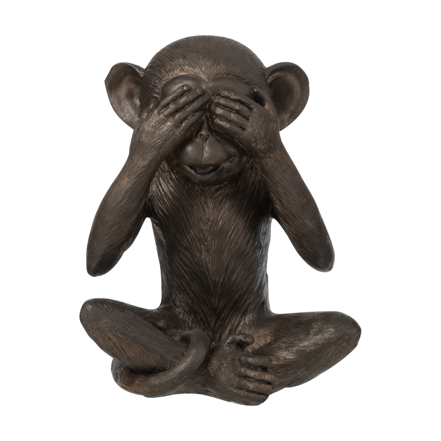 ASSORTMENT OF 3 LARGE RESIN MONKEYS