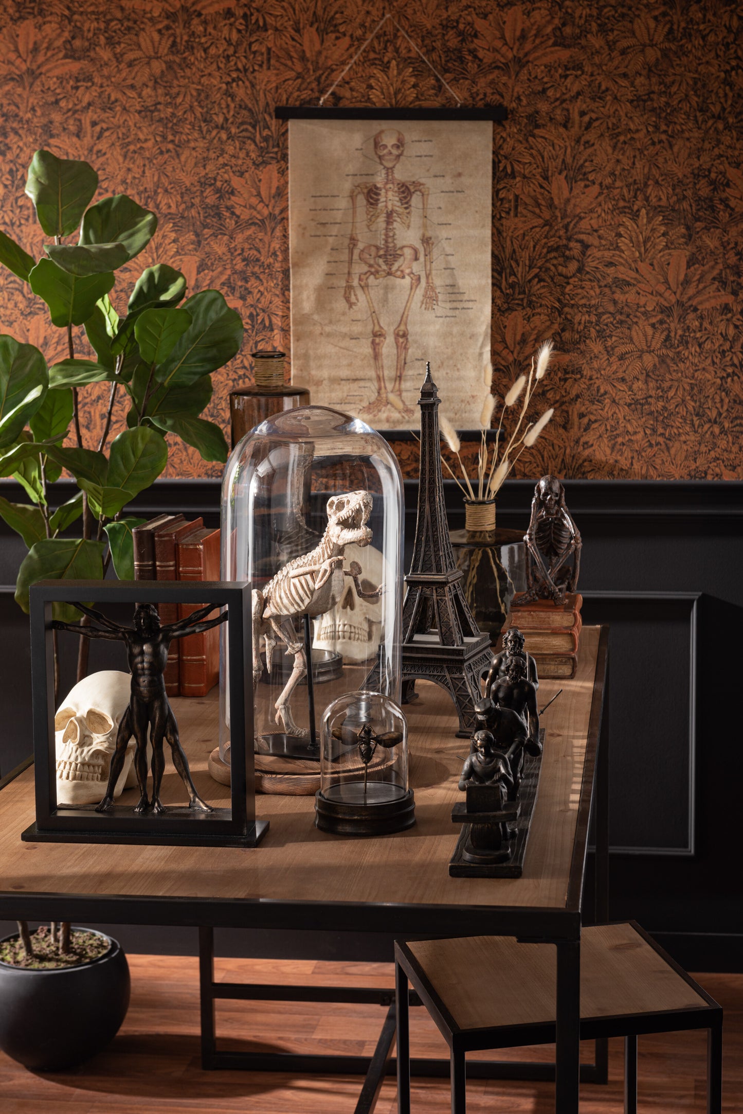 EVOLUTION OF MAN IN RESIN