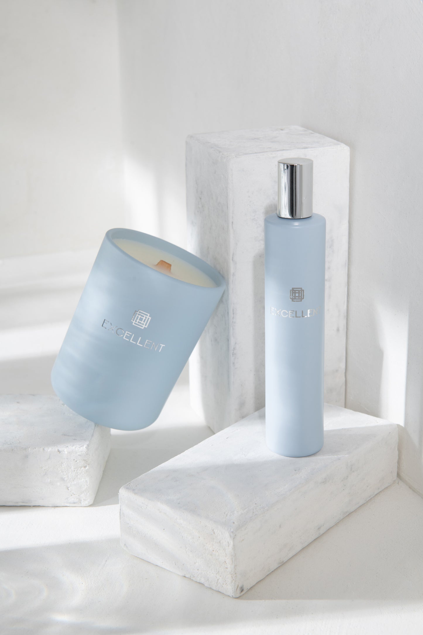 Parfum d'intérieur "Excellent" Verre Bleu Clair