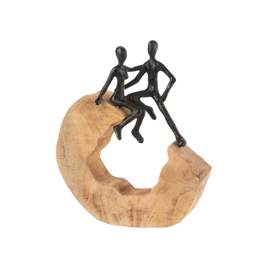 ZITTEND PAARBEELDJE