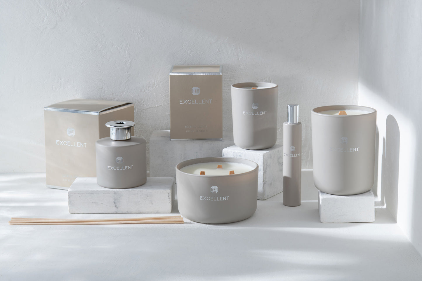 Parfum d'intérieur "Excellent" Verre Beige