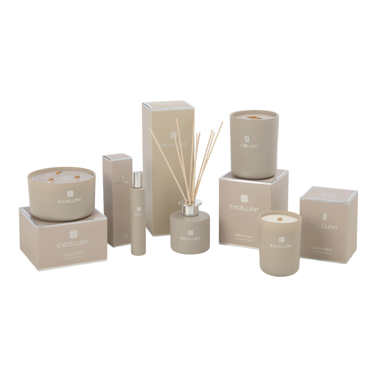 Parfum d'intérieur "Excellent" Verre Beige