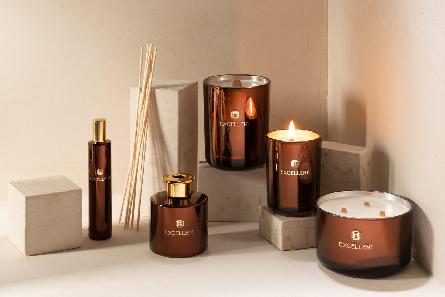 Parfum d'intérieur "Excellent" Siberia Fir Brun