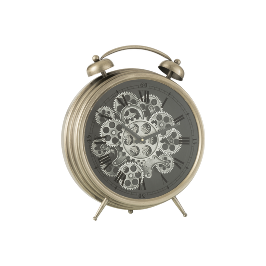 WEKKER ROMEINSE NUMMER MECHANISME ZILVER GROOT