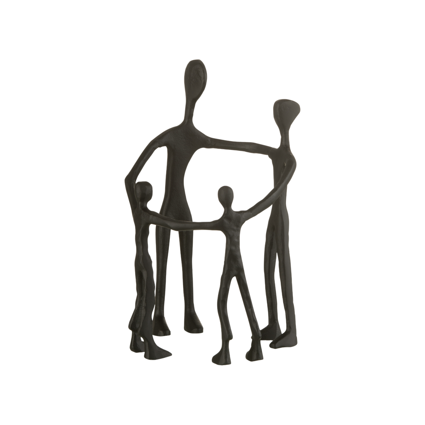 Statue famille cercle