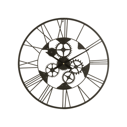 Horloge roue chiffres romains