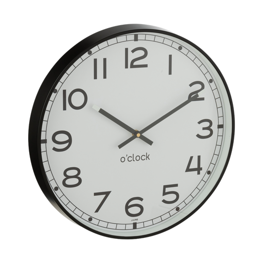 Horloge murale noir/blanc