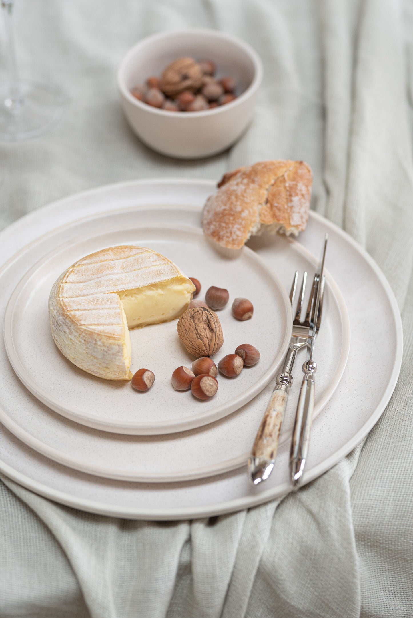 Assiette Marie Creme Small