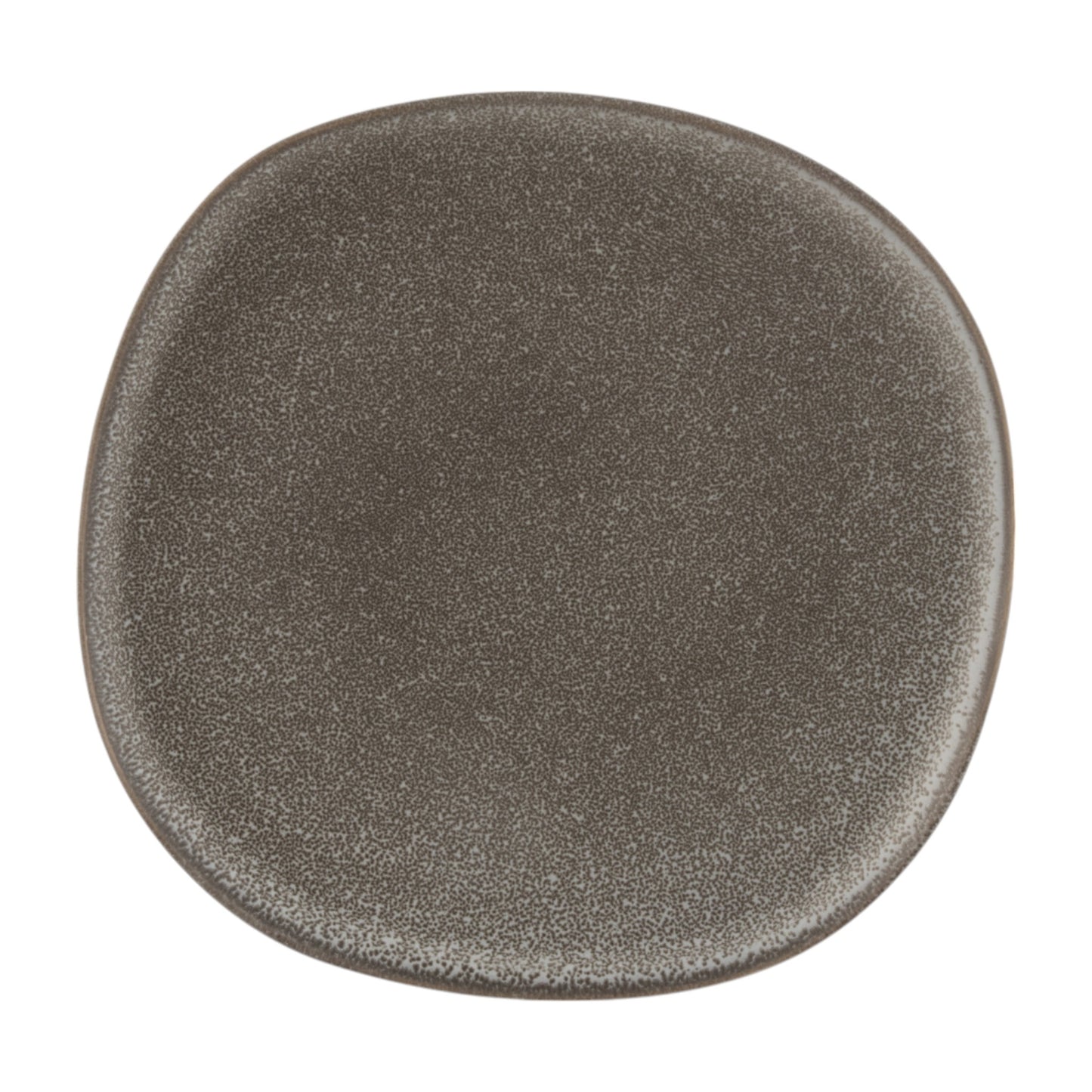 Assiette Louise Marron Medium