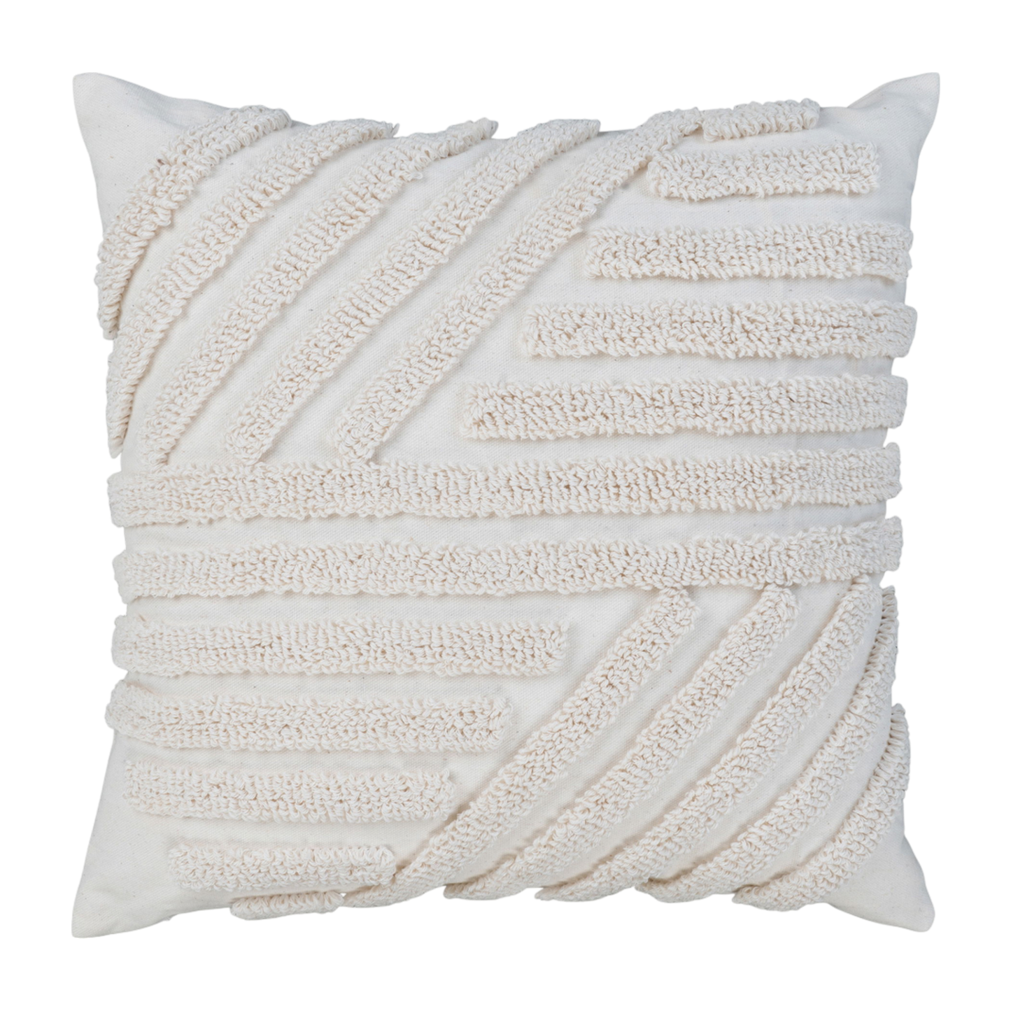 Coussin blanc Albany