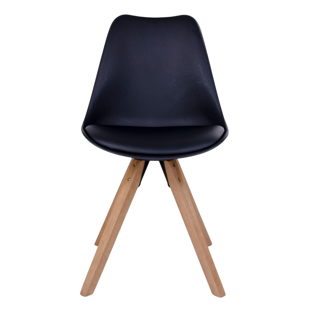 Chaise de salle à manger Bergen (ensemble de 2) noir