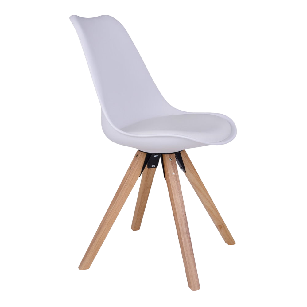 Chaise de salle à manger Bergen (ensemble de 2) blanc