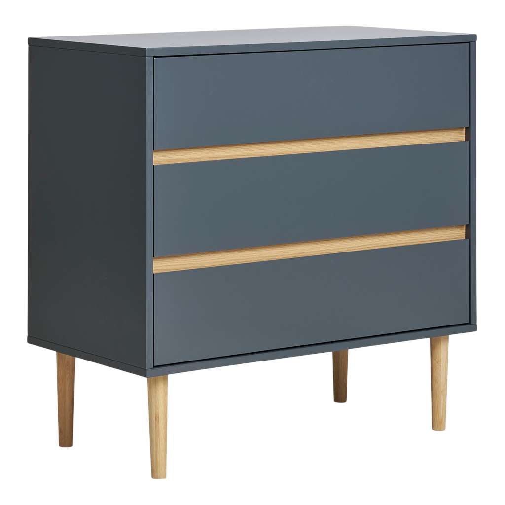 Armoire 3 tiroirs gris foncé Bisley