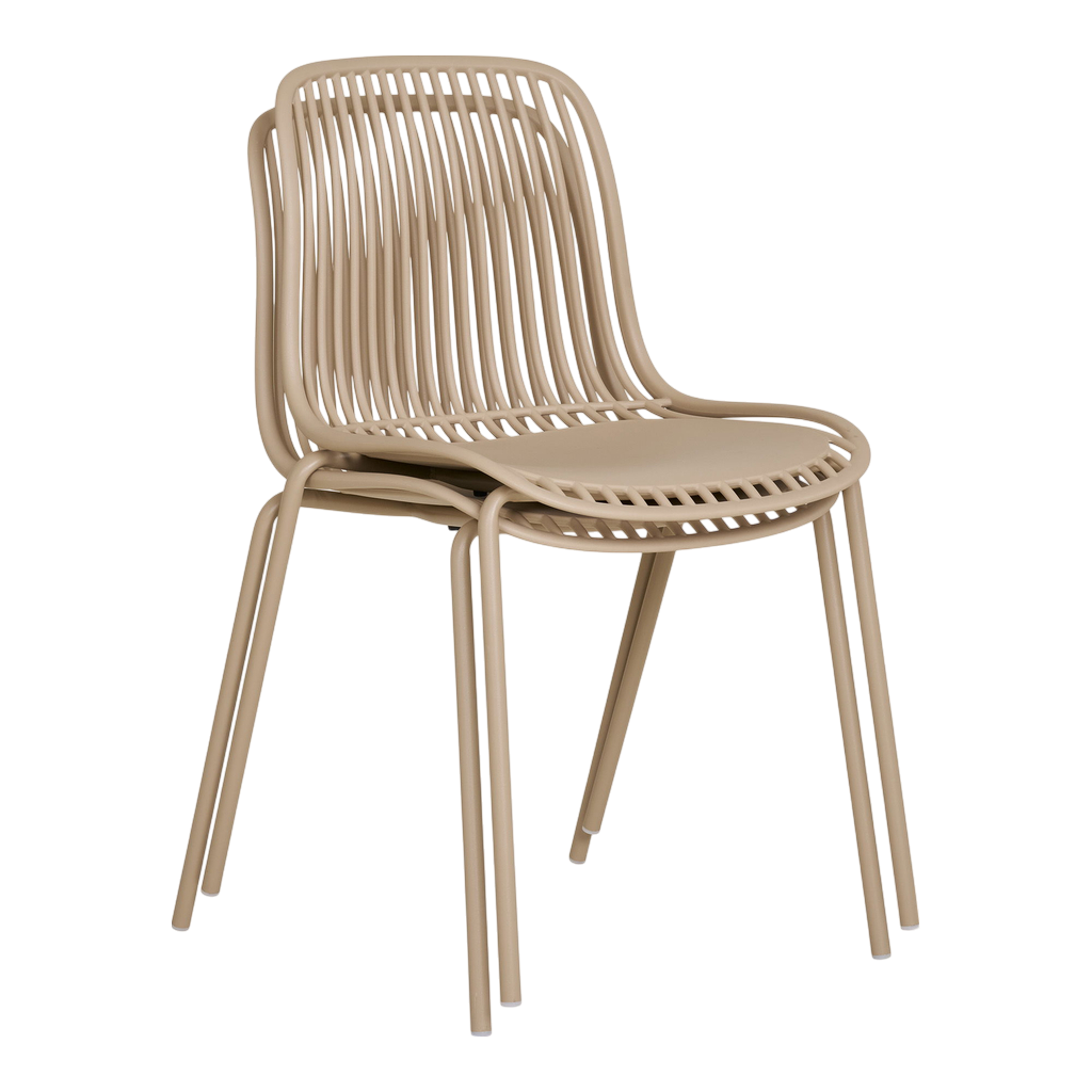 Chaise de jardin Branson (ensemble de 4) Sable