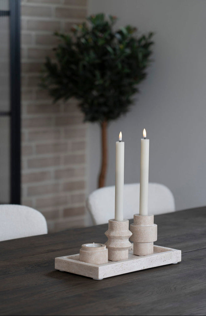 Porte bougie naturel