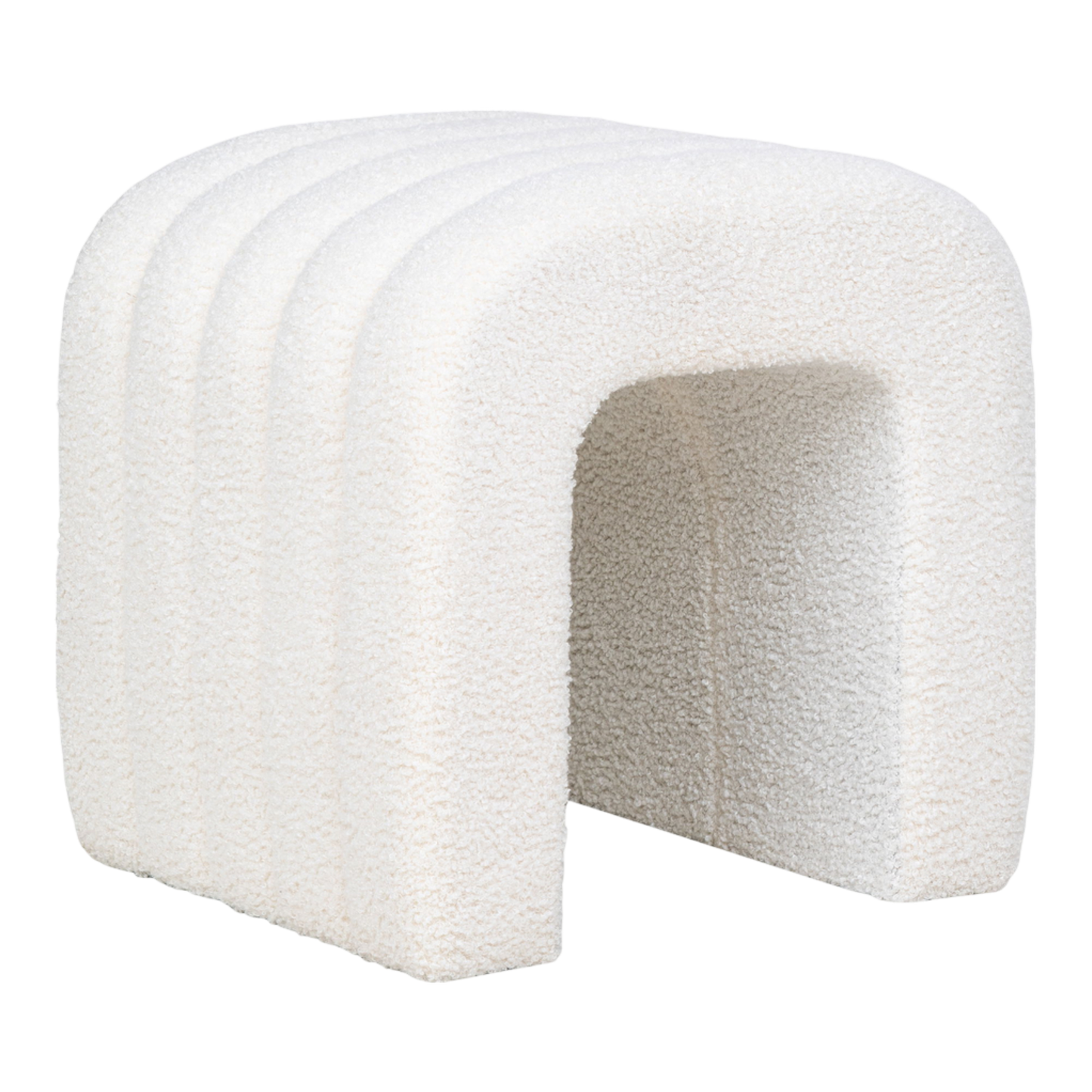 Pouf blanc Colma