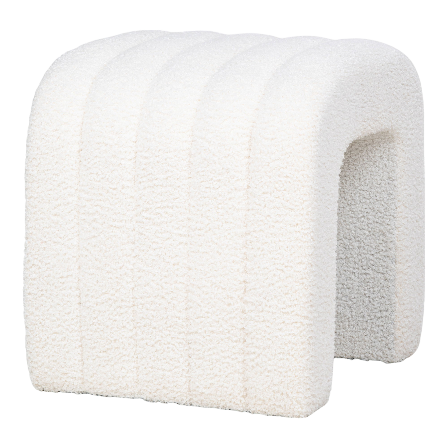 Pouf blanc Colma