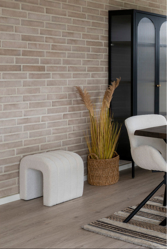 Pouf blanc Colma