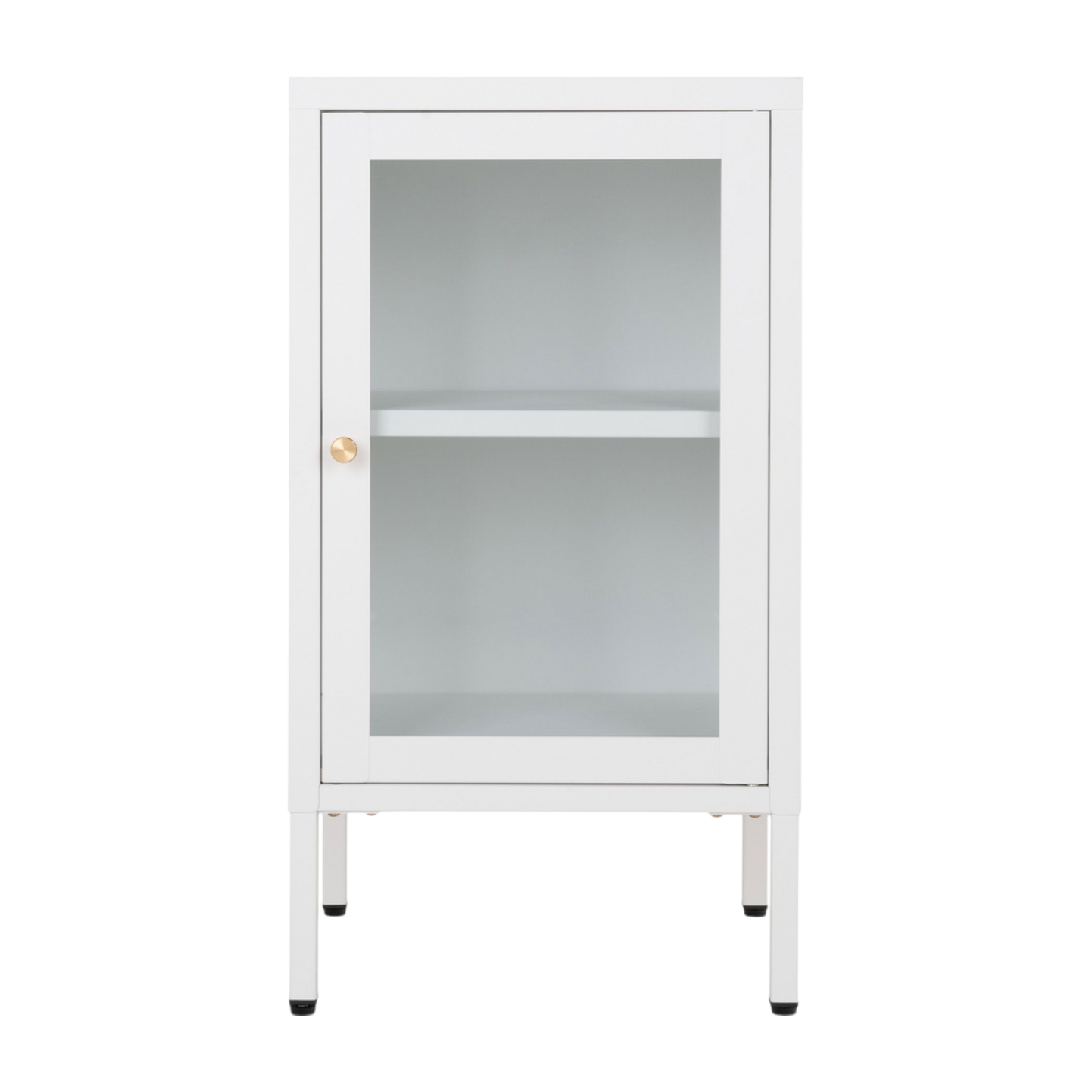 Meuble vitrine blanc Dalby