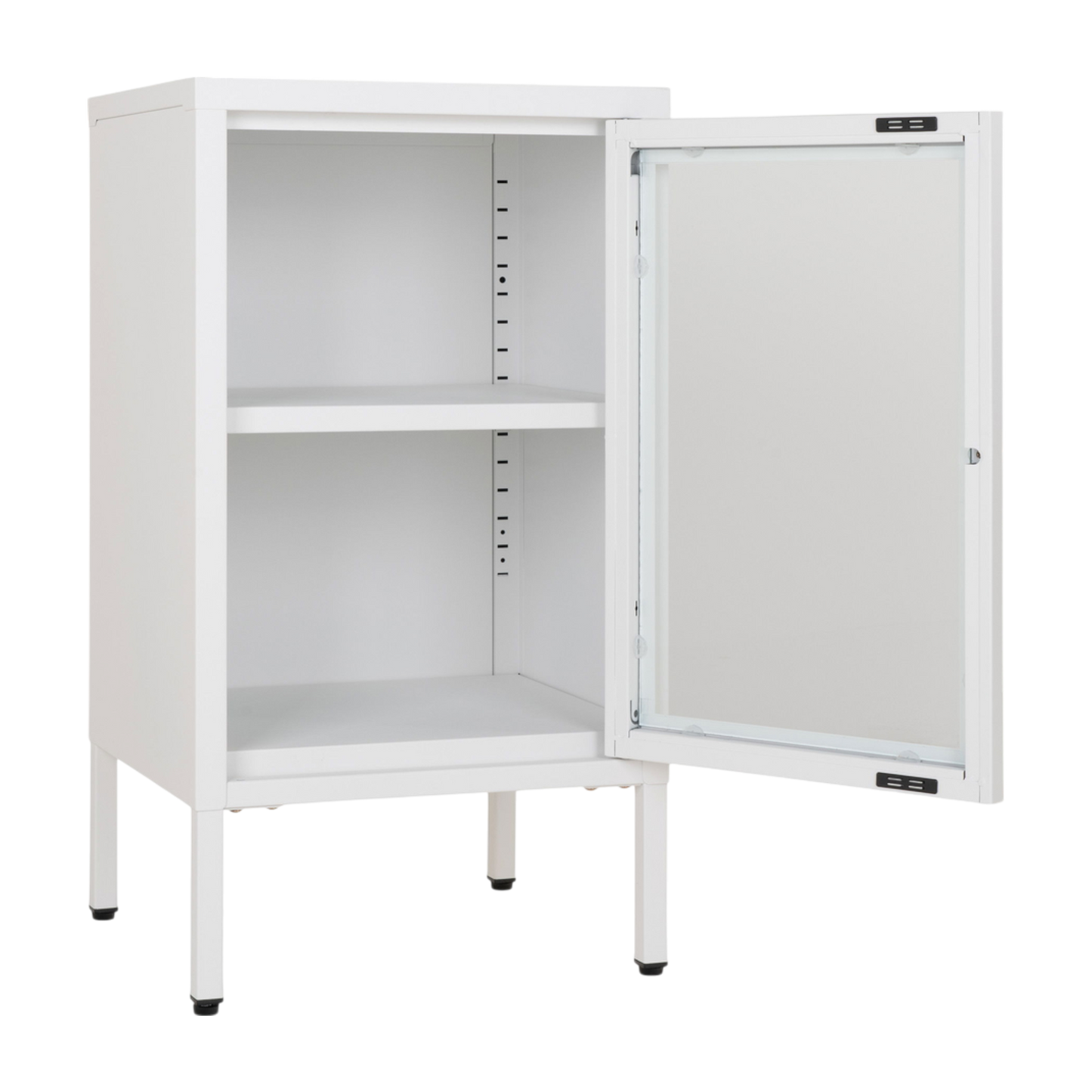 Meuble vitrine blanc Dalby
