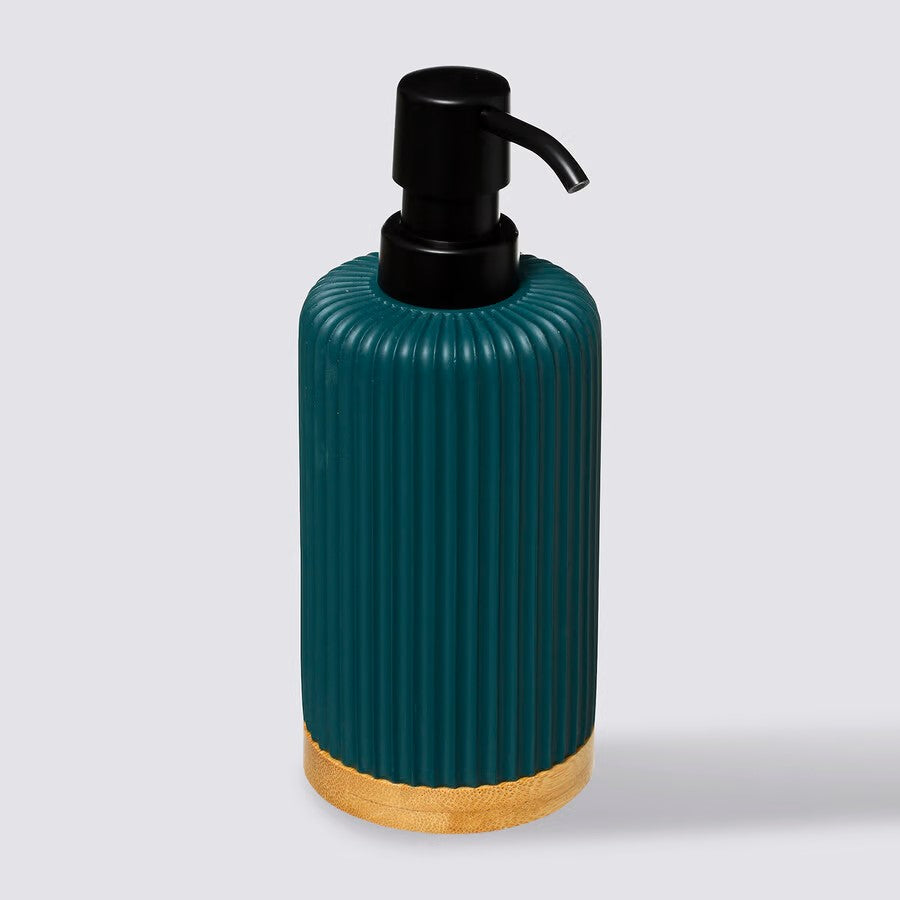 Distributeur à savon, Bleu pétrole