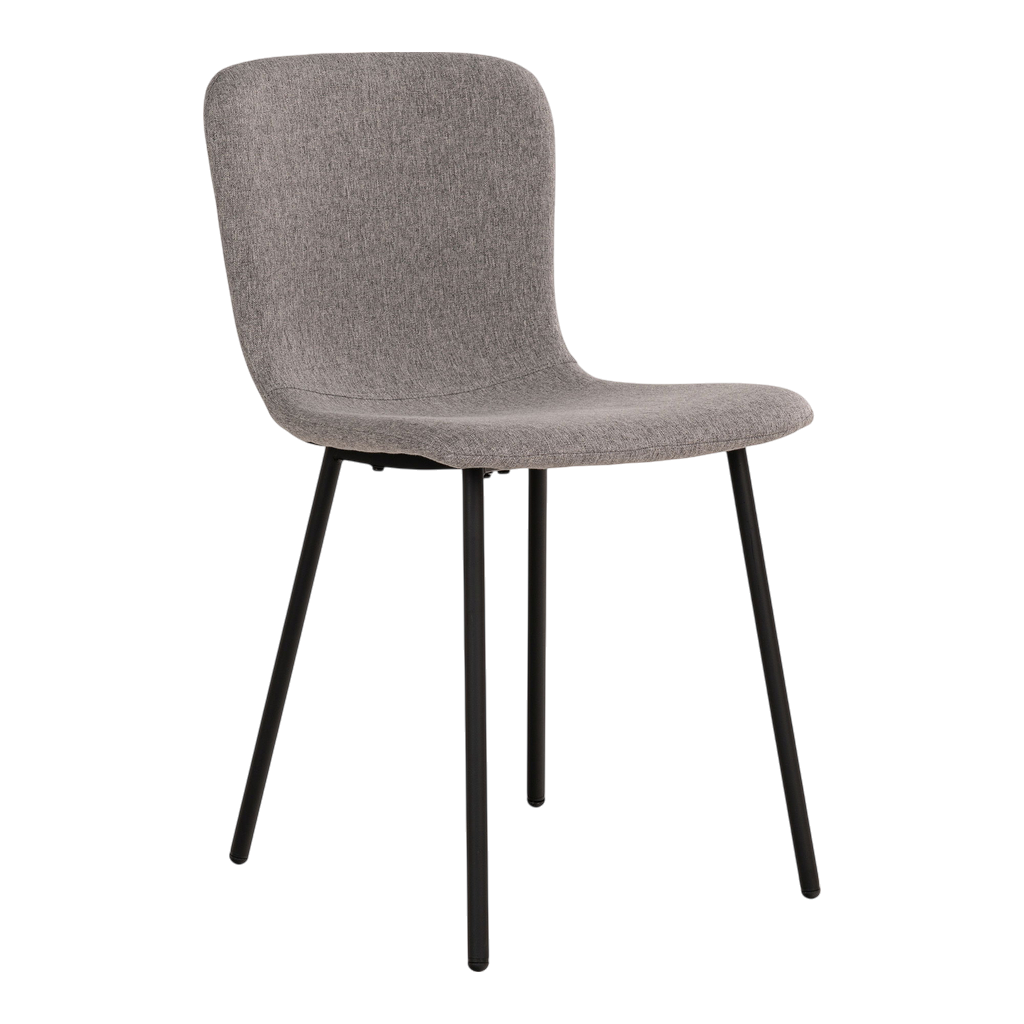 Chaise de salle à manger Halden (ensemble de 2) gris clair