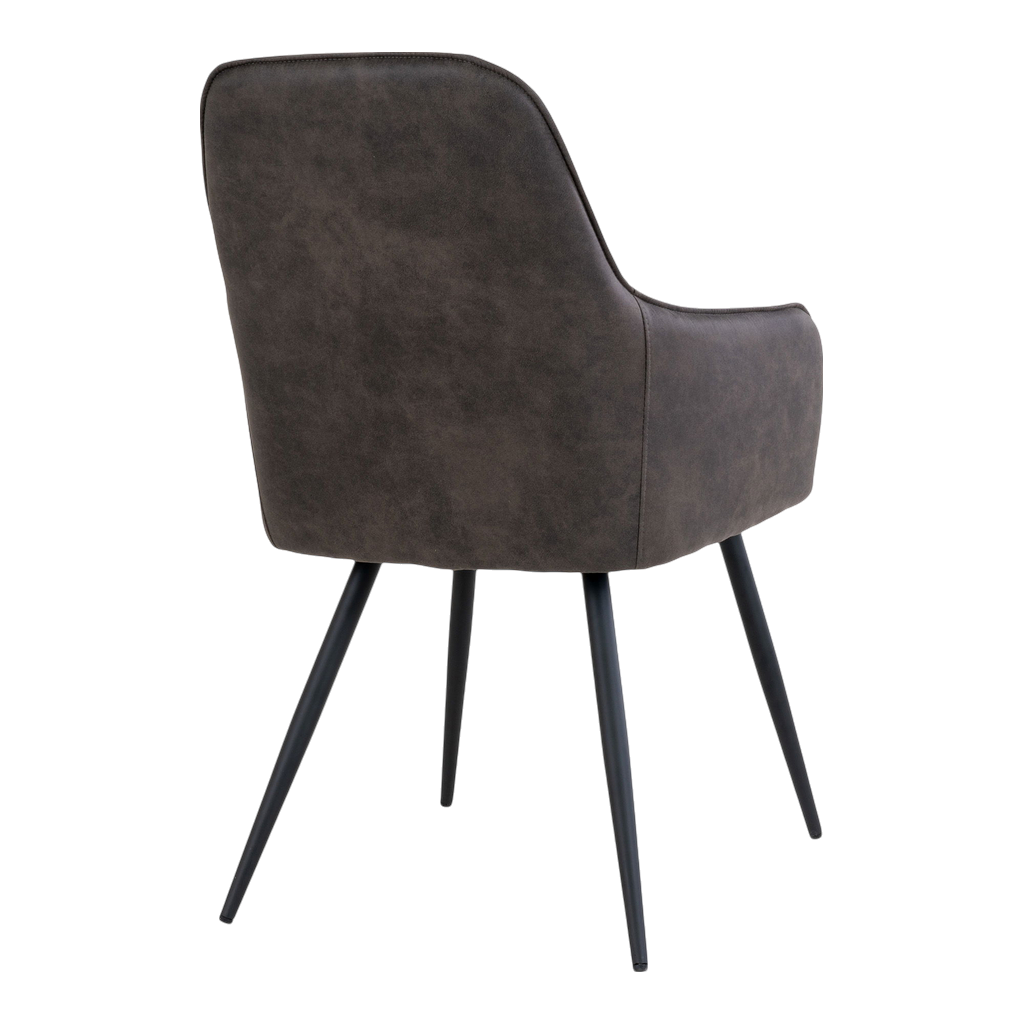 Chaise de salle à manger Harbo (ensemble de 2) gris foncé