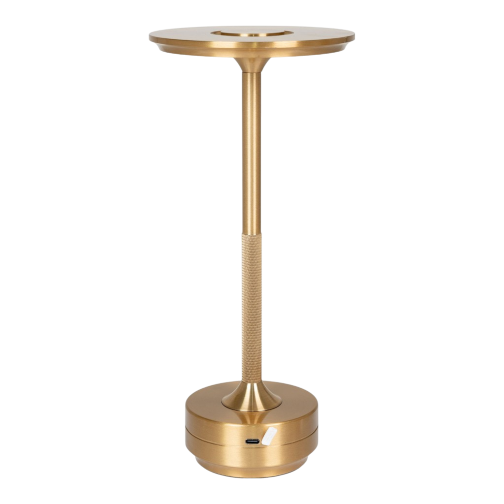 Lampe de table, LED rechargeable Lyneham Laiton