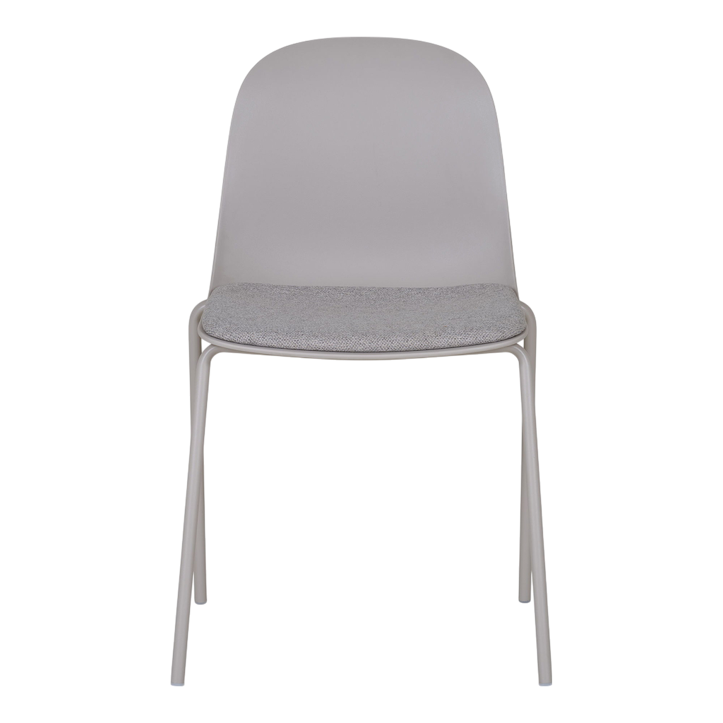 Chaise de salle à manger Madalena (ensemble de 2) Gris clair