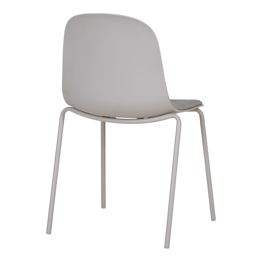 Chaise de salle à manger Madalena (ensemble de 2) Gris clair