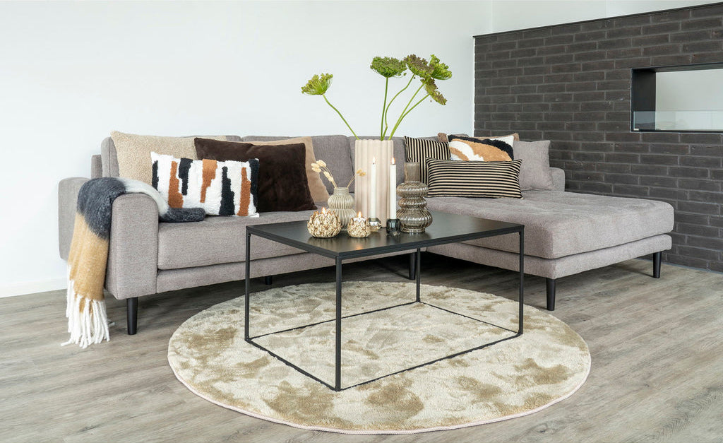 Tapis rond sable Miami