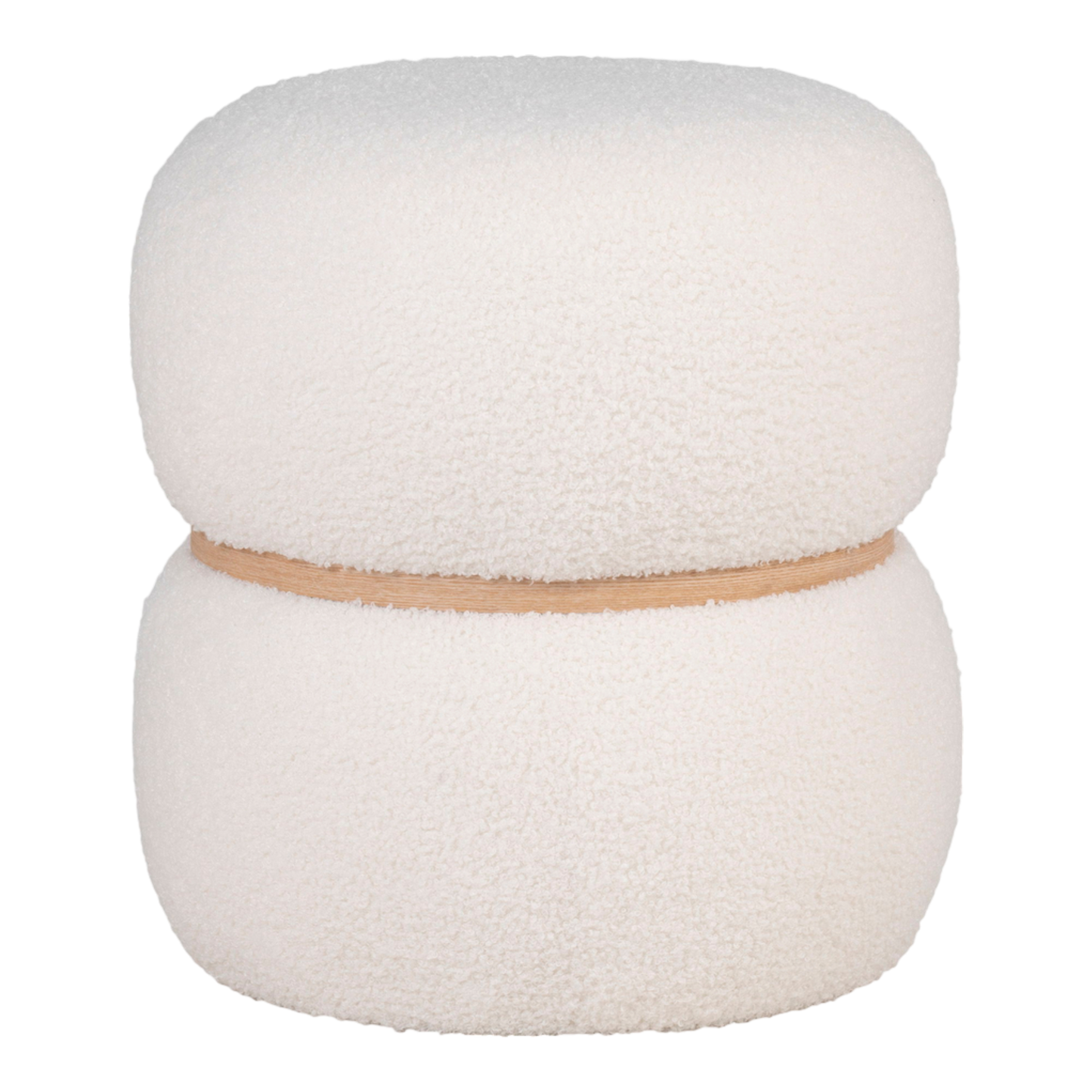 Pouf blanc Milford