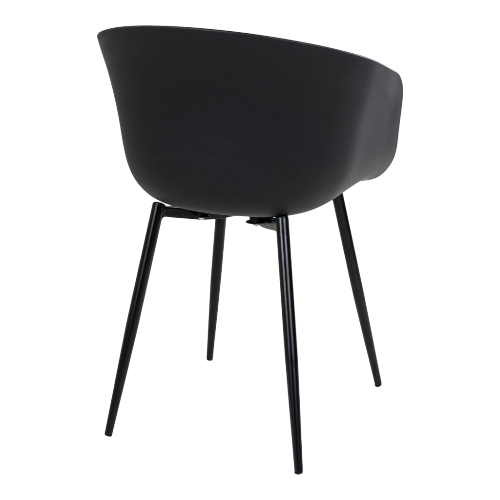 Chaise de jardin Roda (ensemble de 2) Noir