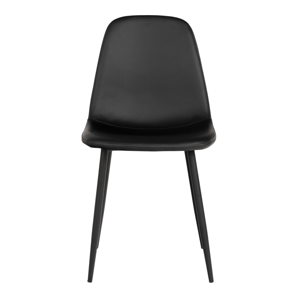 Chaise de salle à manger Stockholm (ensemble de 2) Noir