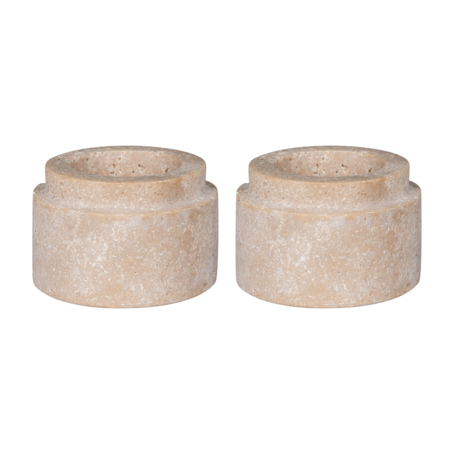 Set de porte bougies naturel