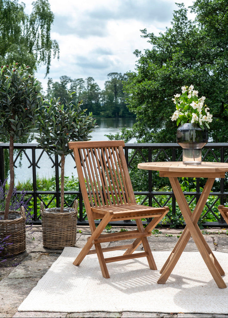 Chaise de jardin Toledo (ensemble de 2 chaises) Naturel