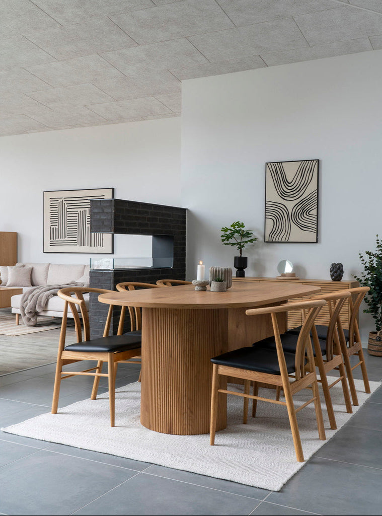 Plateau rond beige