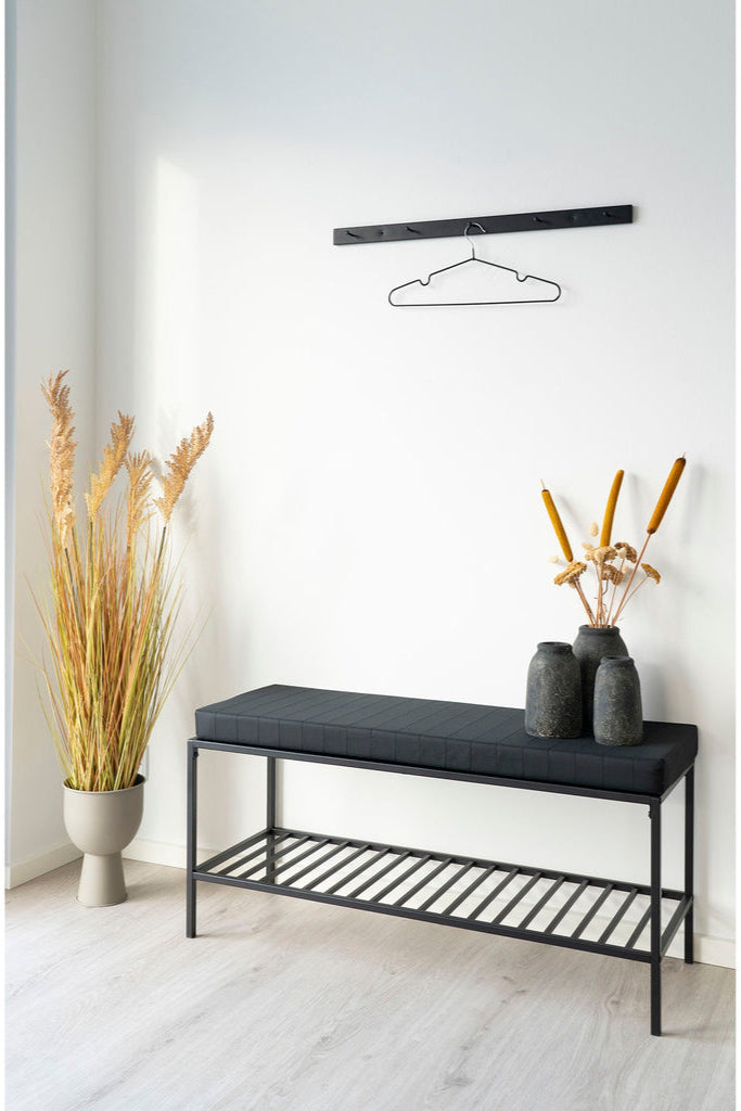 Porte manteau mural noir Vita