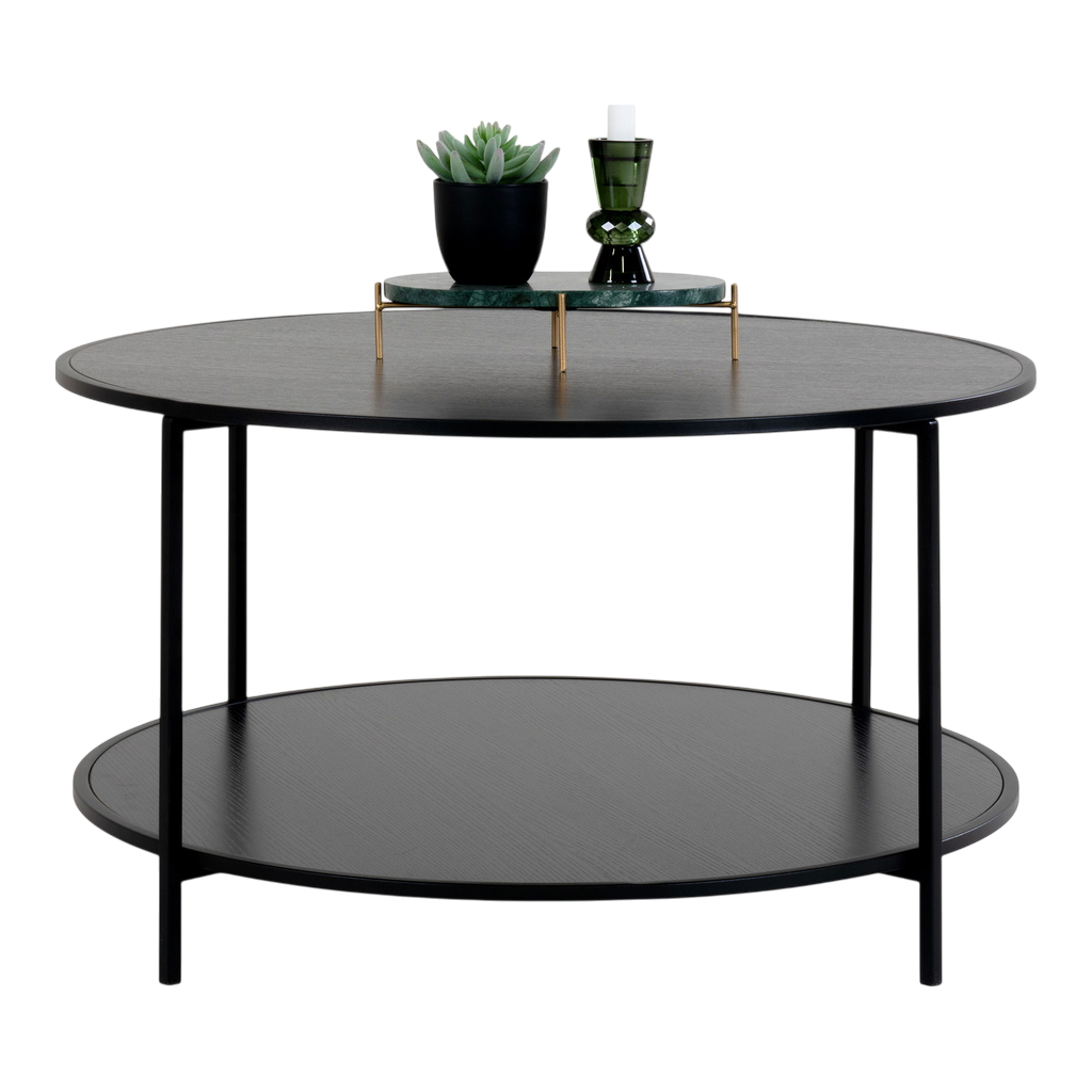 Table de salon noire Vita