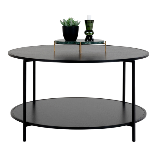 Table de salon noire Vita