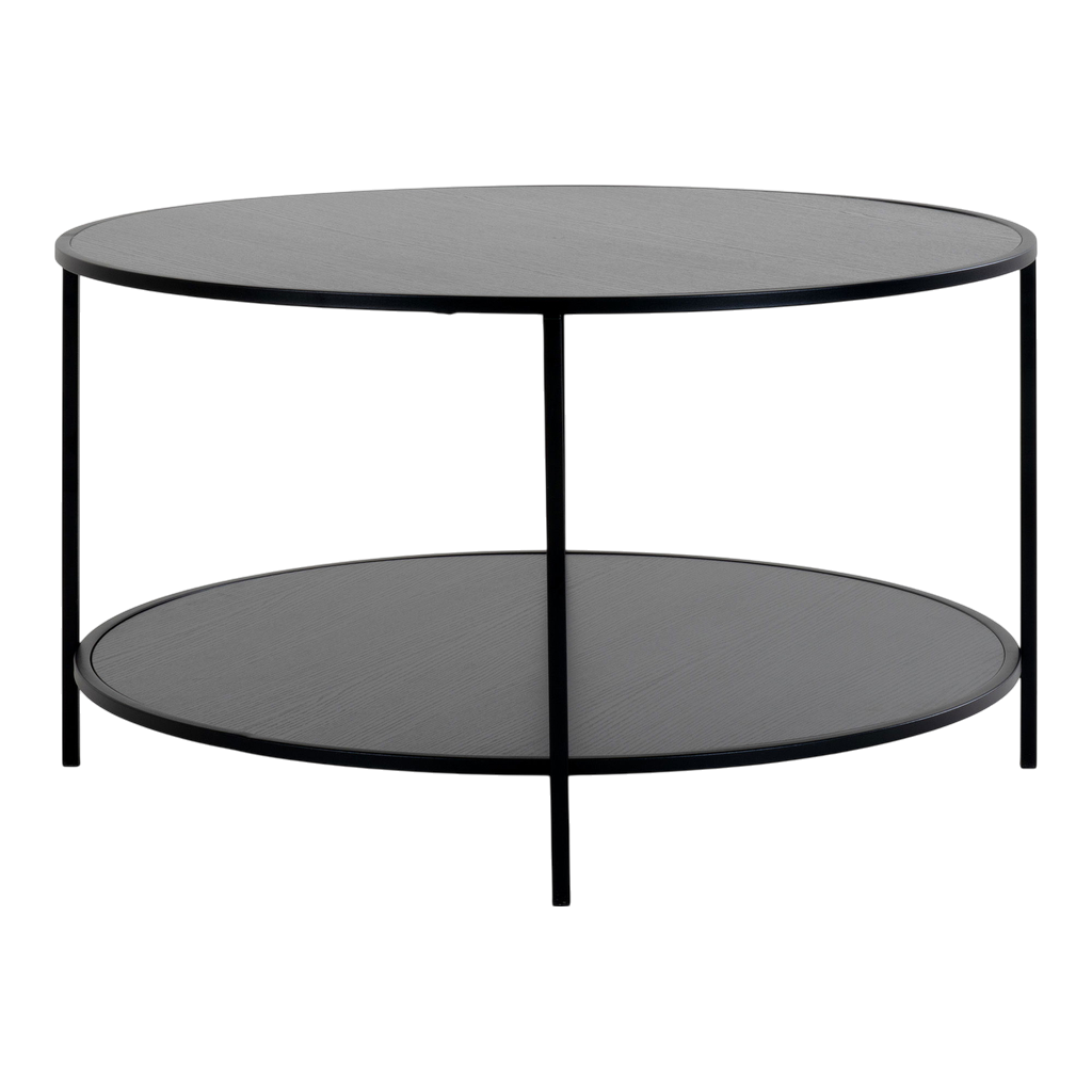 Table de salon noire Vita