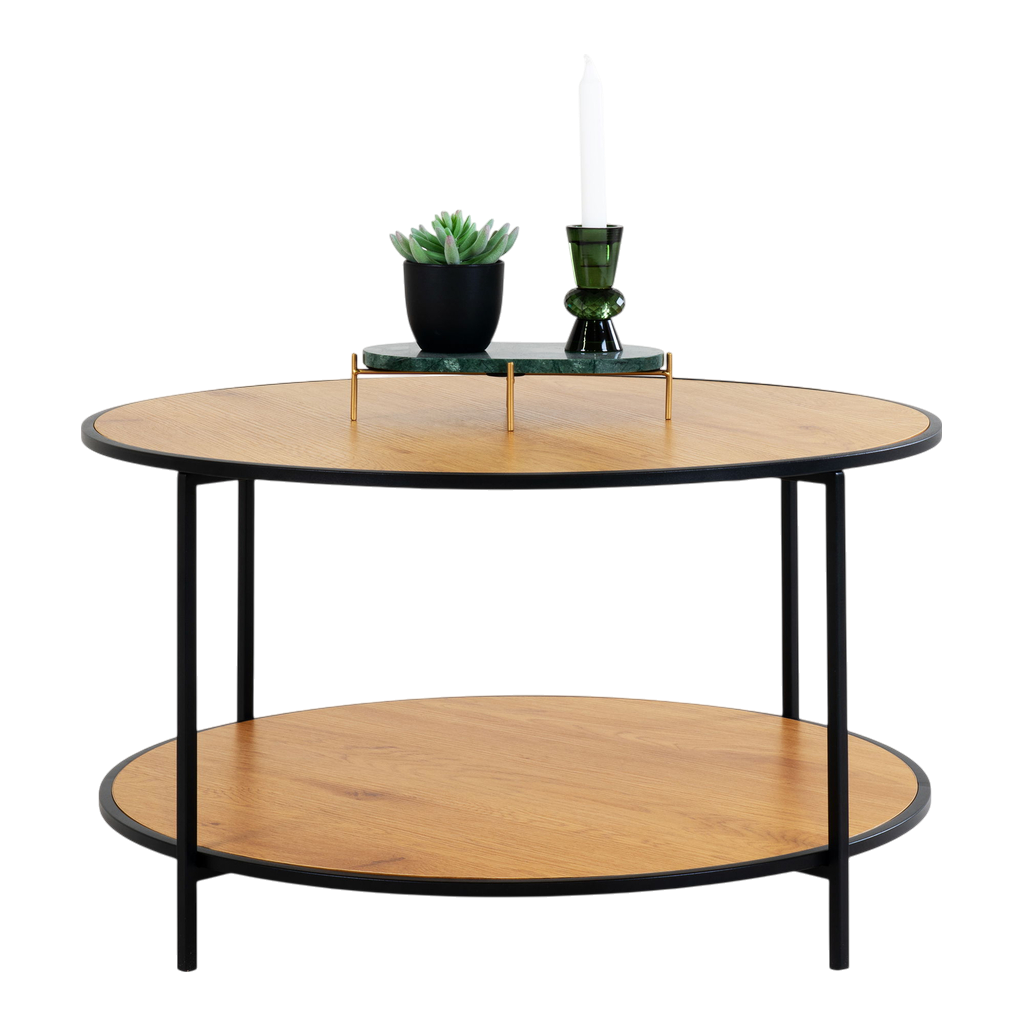 Table de salon Naturelle et noire Vita