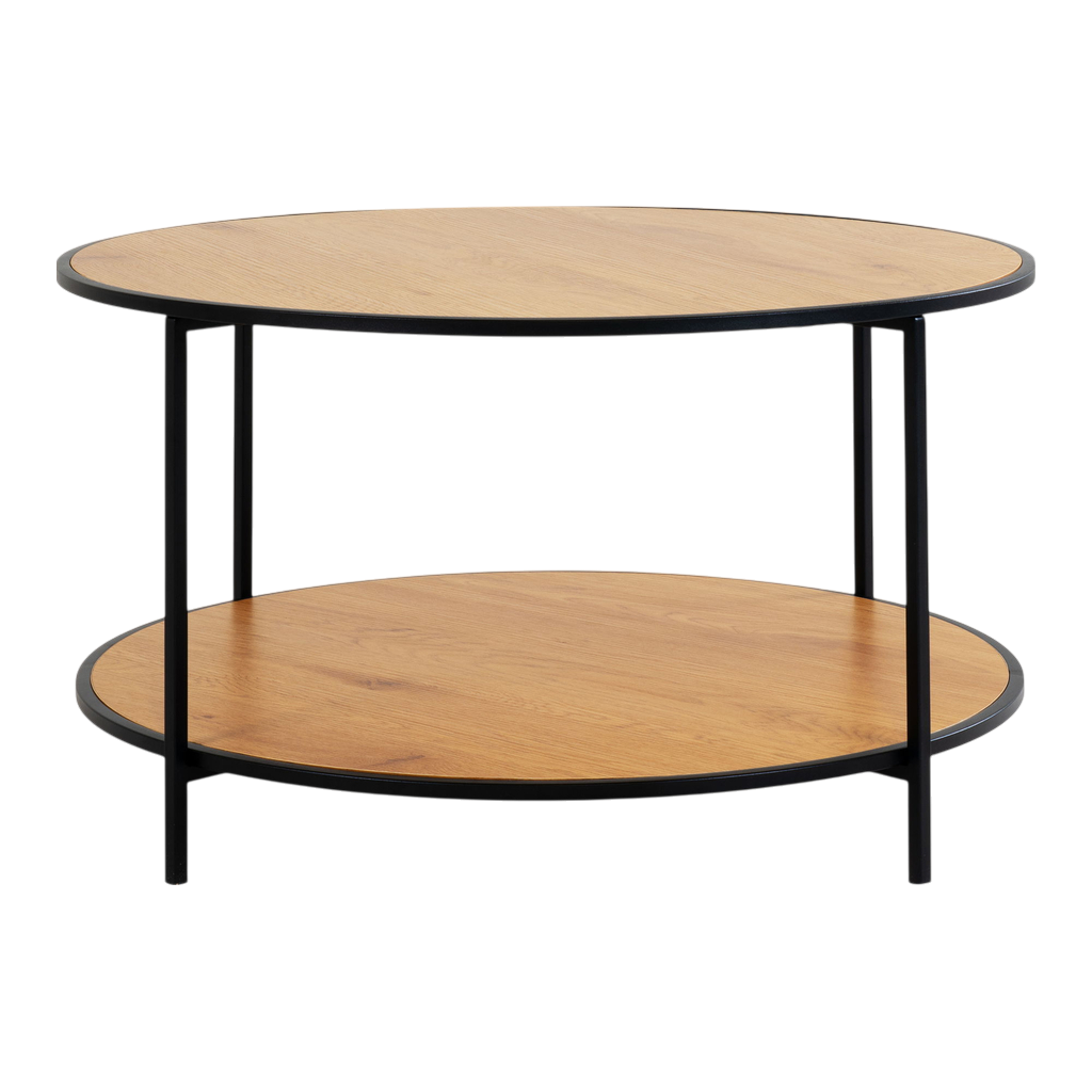 Table de salon Naturelle et noire Vita
