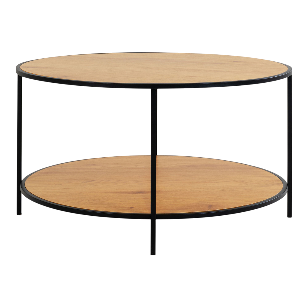 Table de salon Naturelle et noire Vita