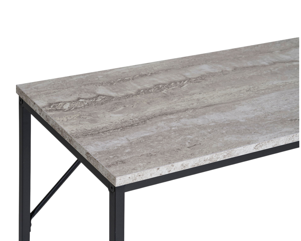 Table console noir et naturelle Vita