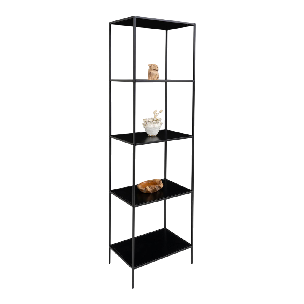 Etagère 5 planches noir Vita