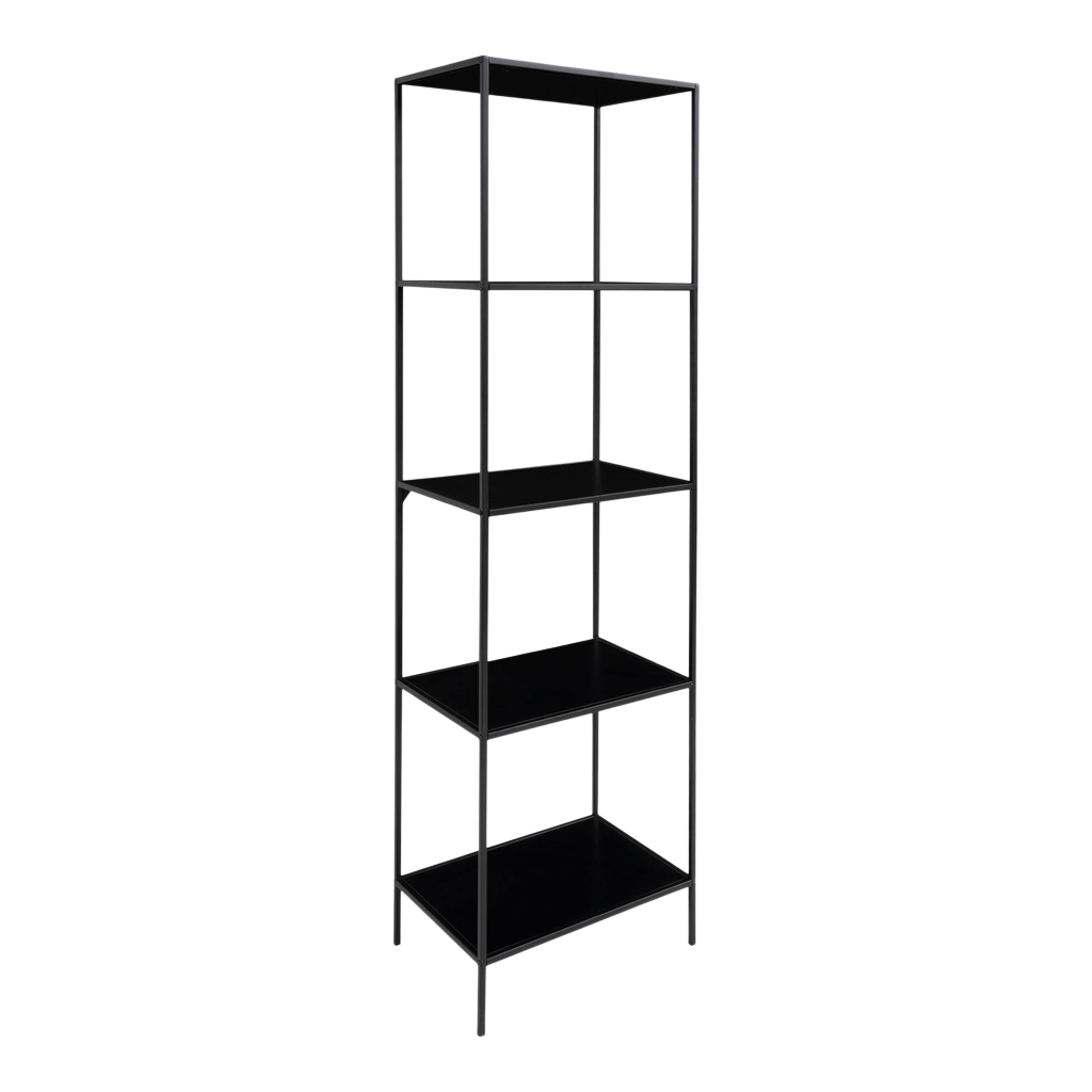 Etagère 5 planches noir Vita