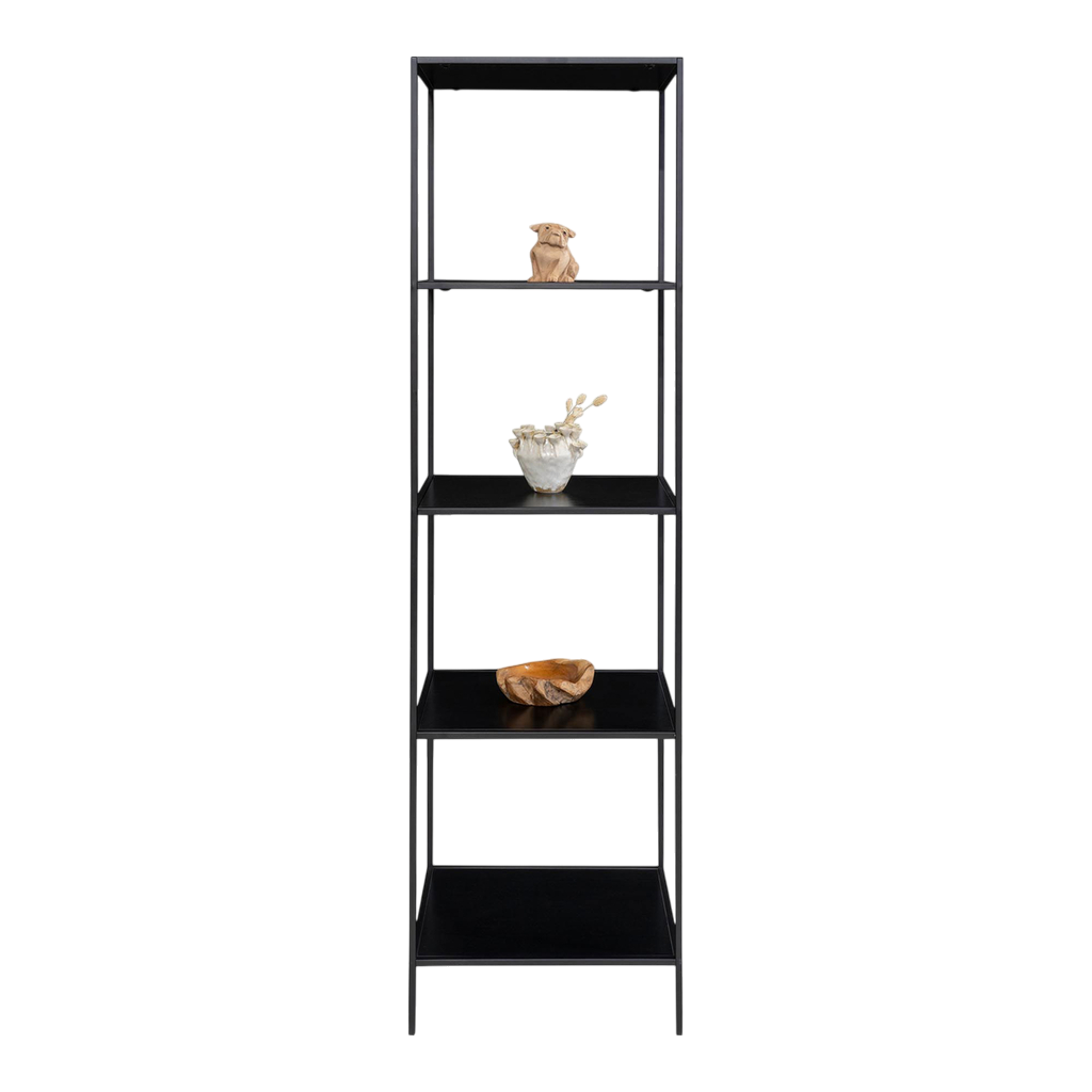 Etagère 5 planches noir Vita