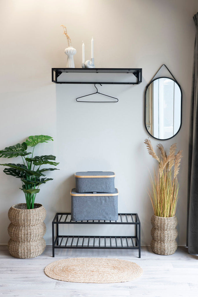 Banc pour chaussure noir Vita