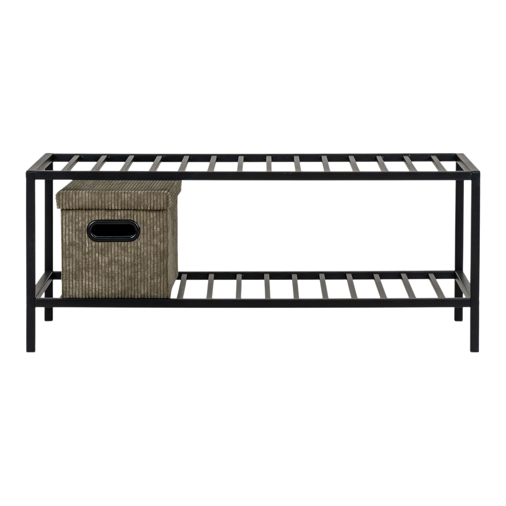 Banc pour chaussure noir Vita
